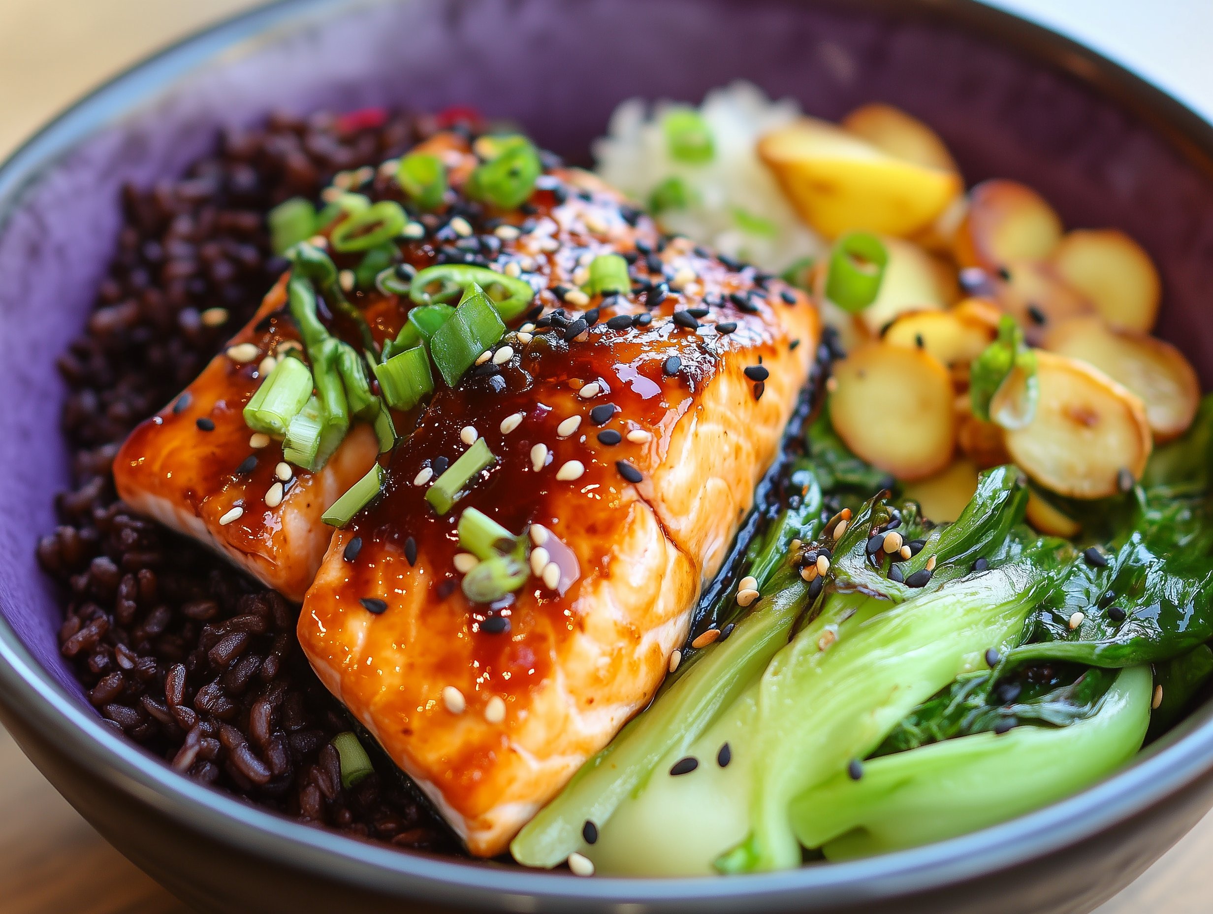 Teriyaki Salmon Bowl